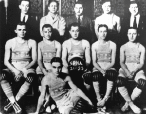 static squarespace The 1922 Philadelphia SPHAS, whose uniforms featured Hebrew lettering.