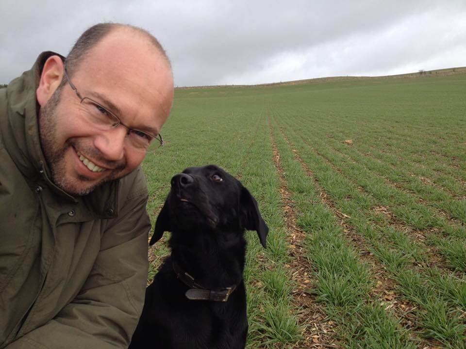 Jake Freestone and Dog