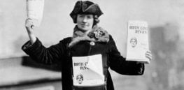 px kitty marion with copies of the birth control review in x