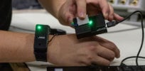 Video: Instead of paying with a credit card, what if you could simply touch a scanner with your finger?
